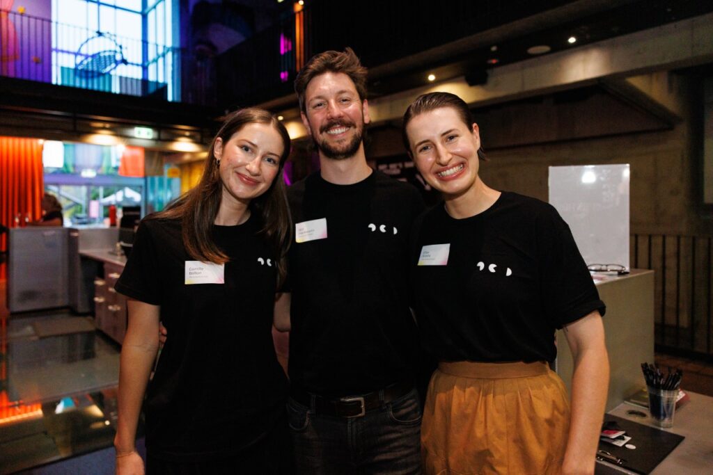 Camille, Will and Elise at Content Summit Australia