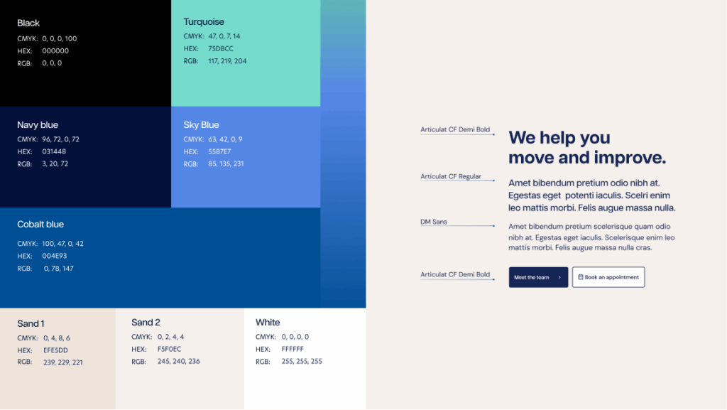 Bluezone brand development